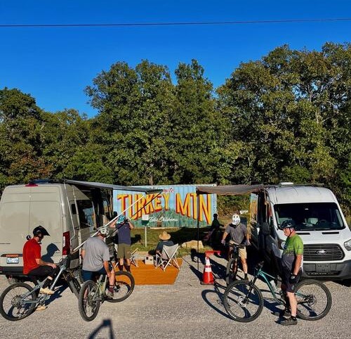 overnight camping at Cold Turkey Mountain Bike Festival
